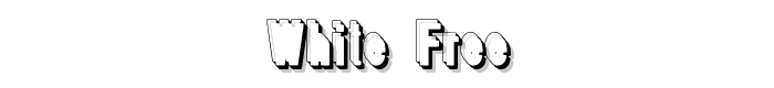 White Free font